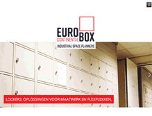 Tablet Screenshot of eurobox.be